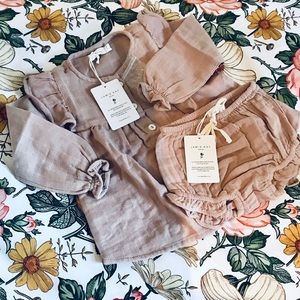 Jamie Kay Dusk Rose Dress and Bloomers